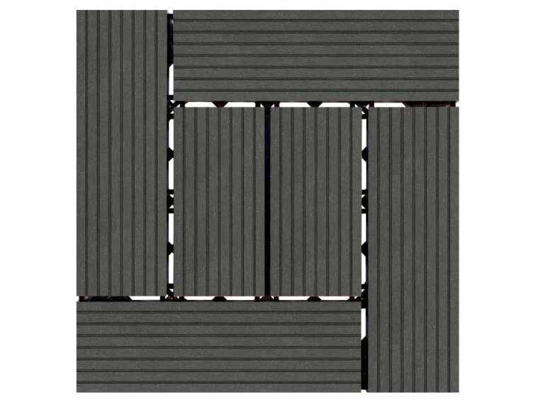 WPC dlaždice LEGI STYLE 30 x 30 cm, černá