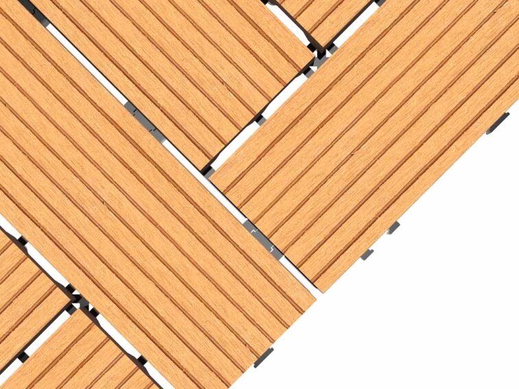 WPC dlaždice LEGI STYLE 30 x 30 cm, teak