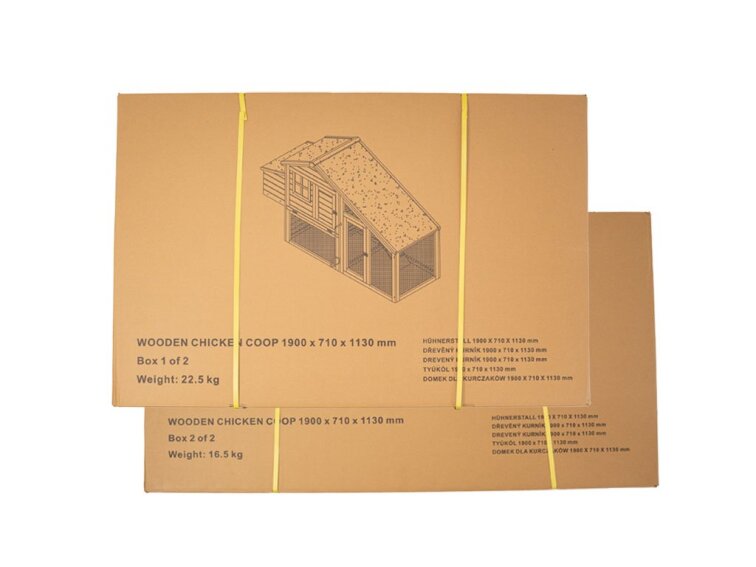 Dřevěný kurník KENNIVA DUKE 1900 x 710 x 1130 mm