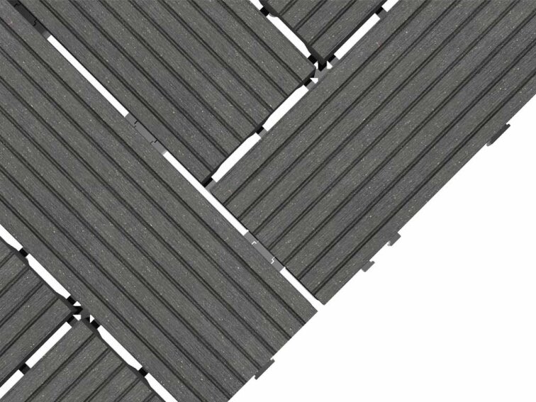 WPC dlaždice LEGI STYLE 30 x 30 cm, černá