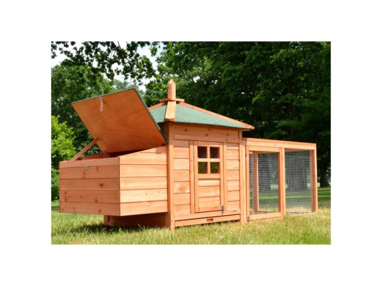 Dřevěný kurník DUBAI MAXI, 1900x735x1000 mm