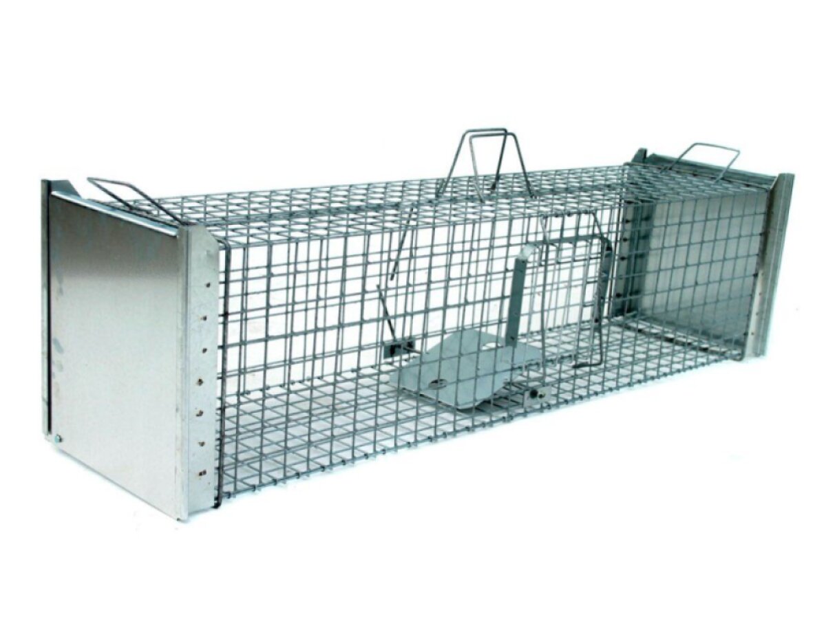 Profesionální past na lišky, kuny, vydry a kočky TRAP ST120x34x34V2