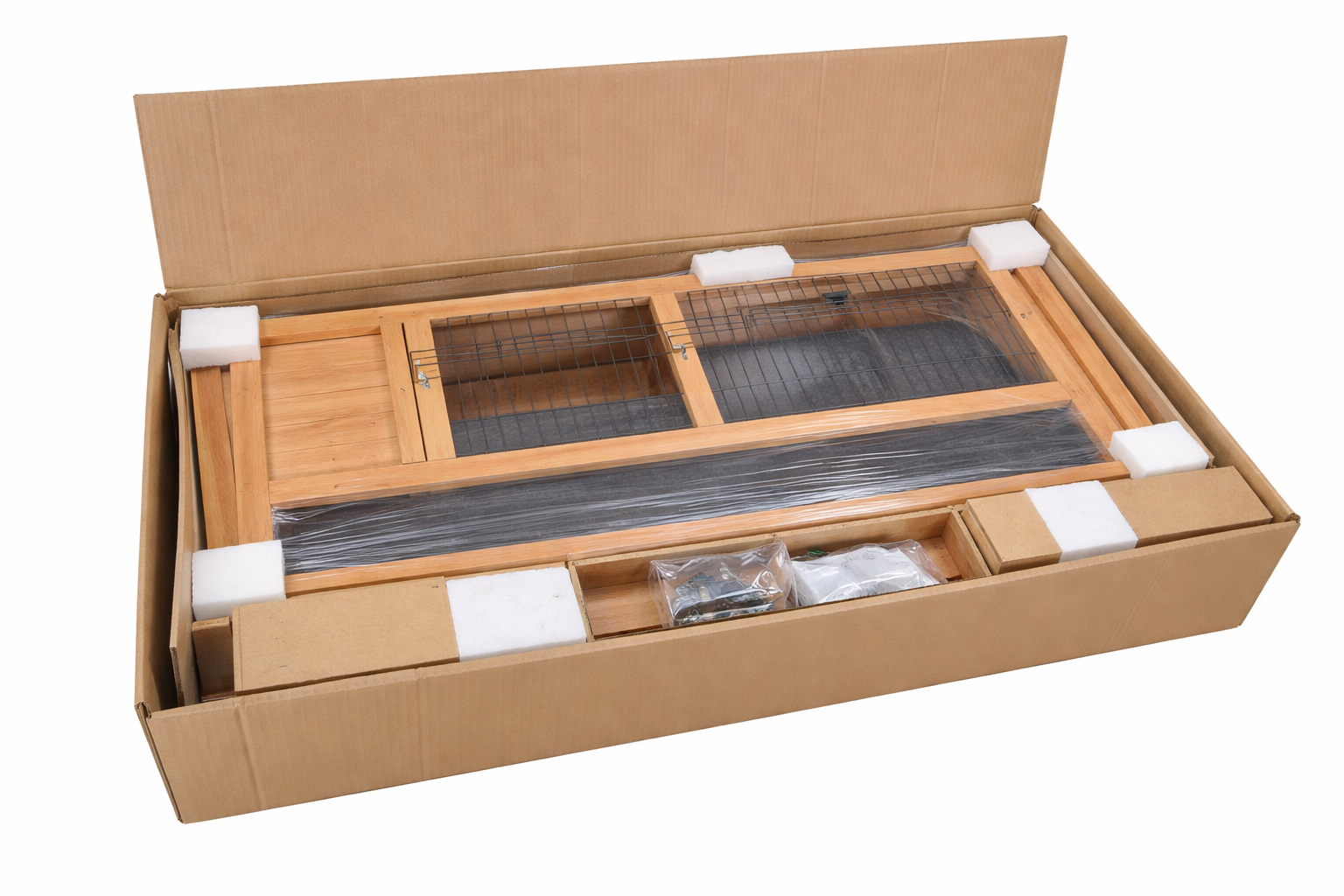 Dřevěný kurník DUBAI MAXI, 1900x735x1000 mm