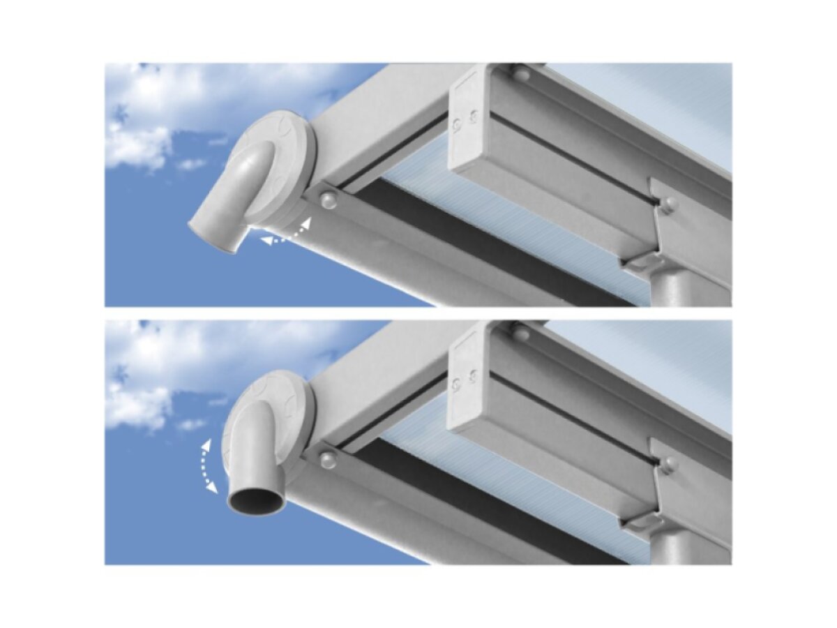Hliníková pergola PALRAM Sierra 3000 bílá 3 x 3