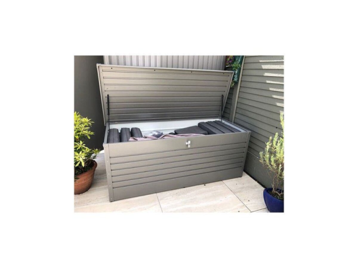 Úložný box Biohort FreizeitBox 160, šedý křemen metalíza