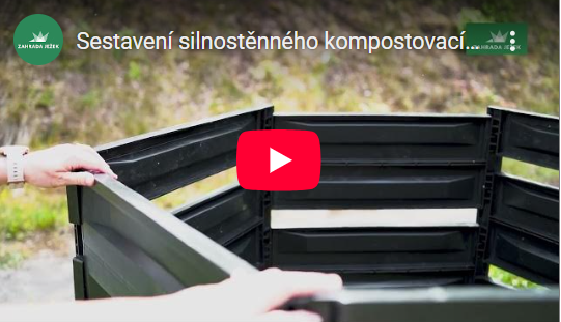 Kompostovací silo S 900 l černé silnostěnné