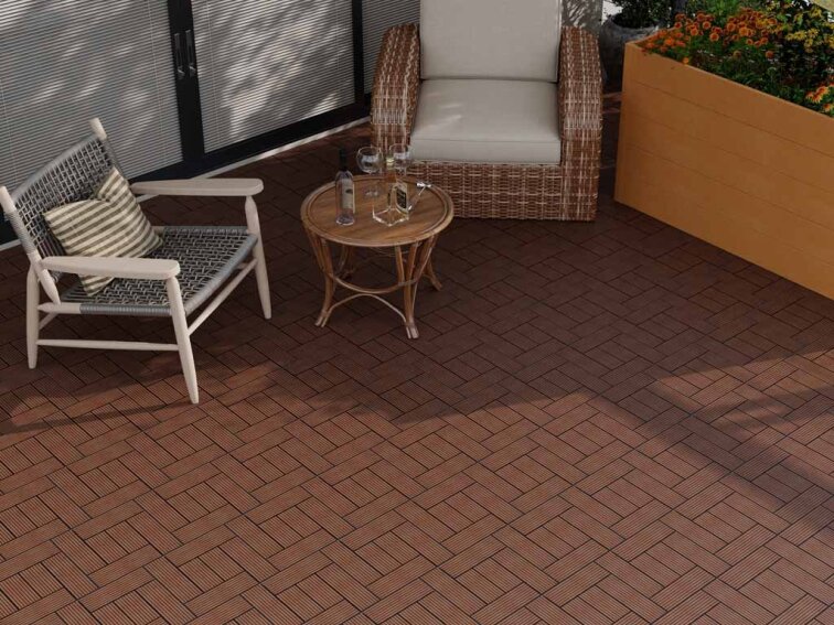 WPC dlaždice LEGI STYLE 30 x 30 cm, coffee