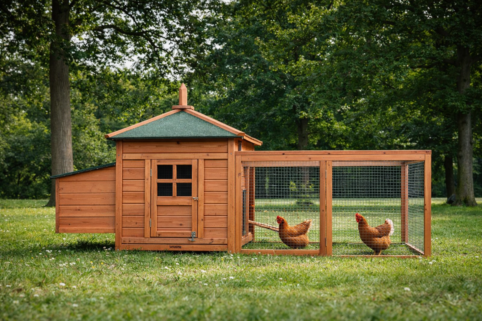 Dřevěný kurník DUBAI MAXI, 1900x735x1000 mm