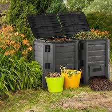 Kompostér COMPOGREEN 380 l černý