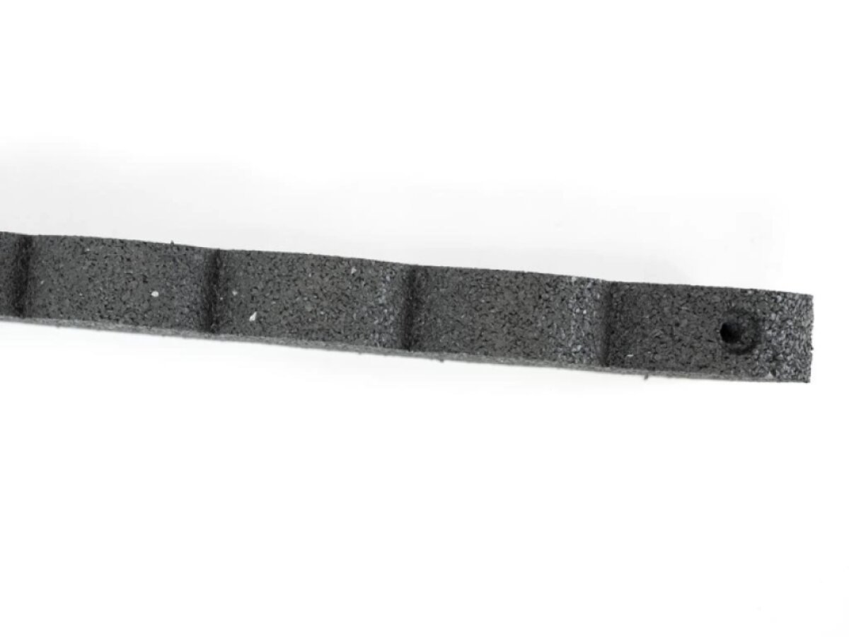 Zahradní obrubník SCALLOPED 120 cm, šedá (včetně hřebů)