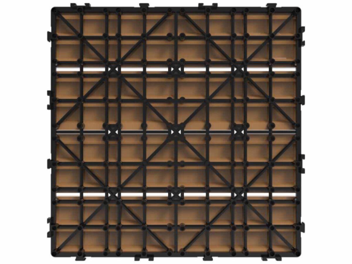 WPC dlaždice LEGI BASE 30 x 30 cm, teak