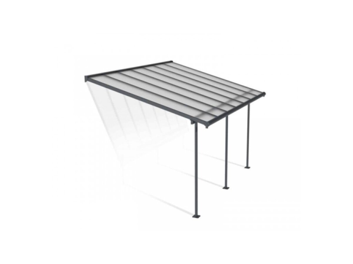 Hliníková pergola PALRAM Sierra 4200 antracit 3 x 4,25