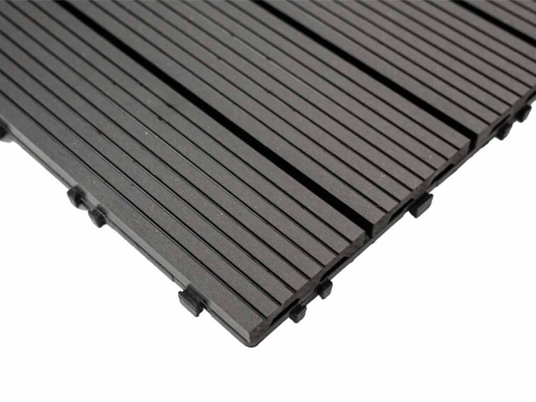 WPC dlaždice LEGI BASE 30 x 30 cm, černá