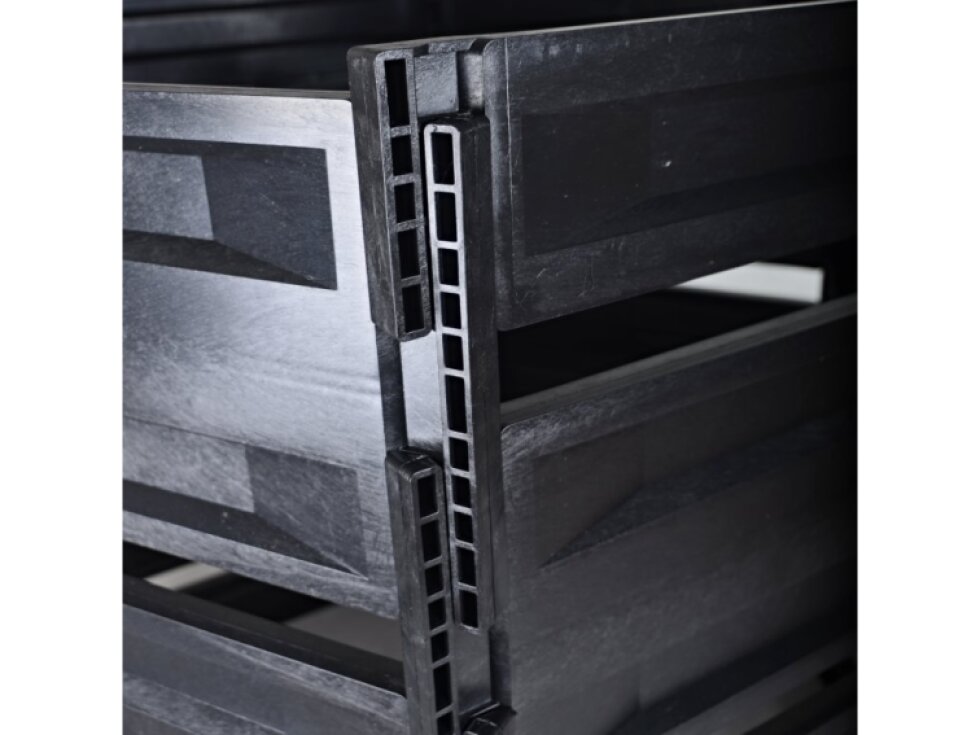 Kompostovací silo S 900 l černé silnostěnné