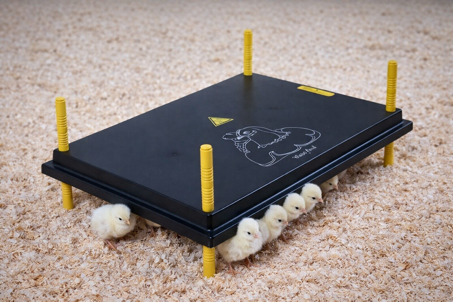 Umělá kvočna - výhřevná deska 40x40 cm, 38 W.