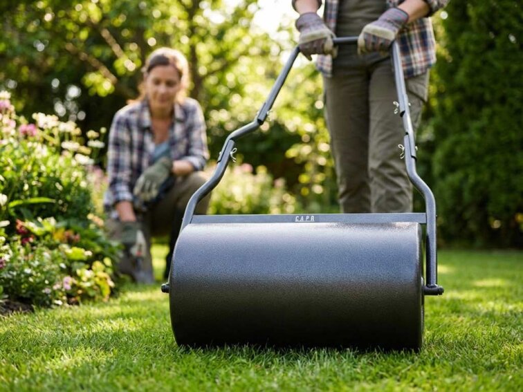 Zahradní válec CAPO 50 cm, černý