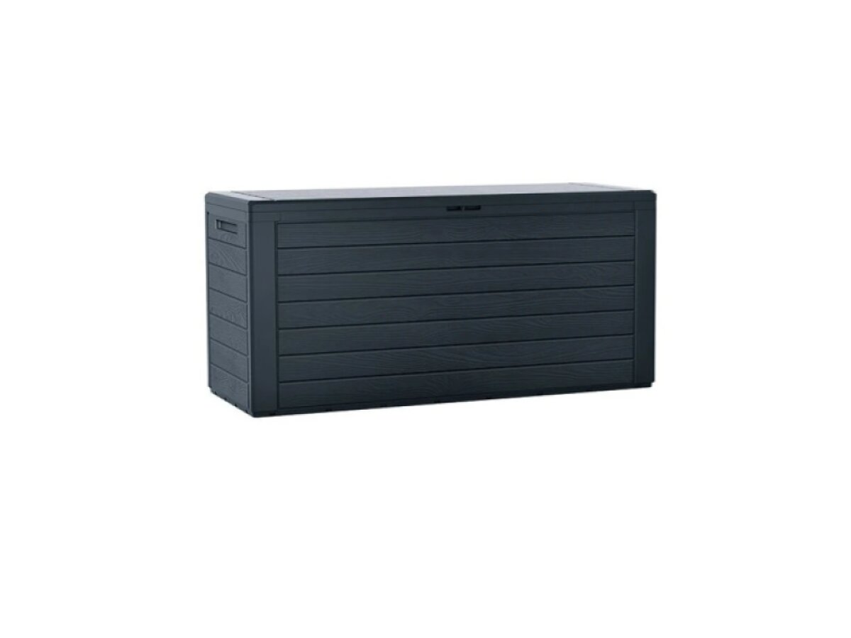 Zahradní box WOODEBOX 280 l - antracit 116 cm