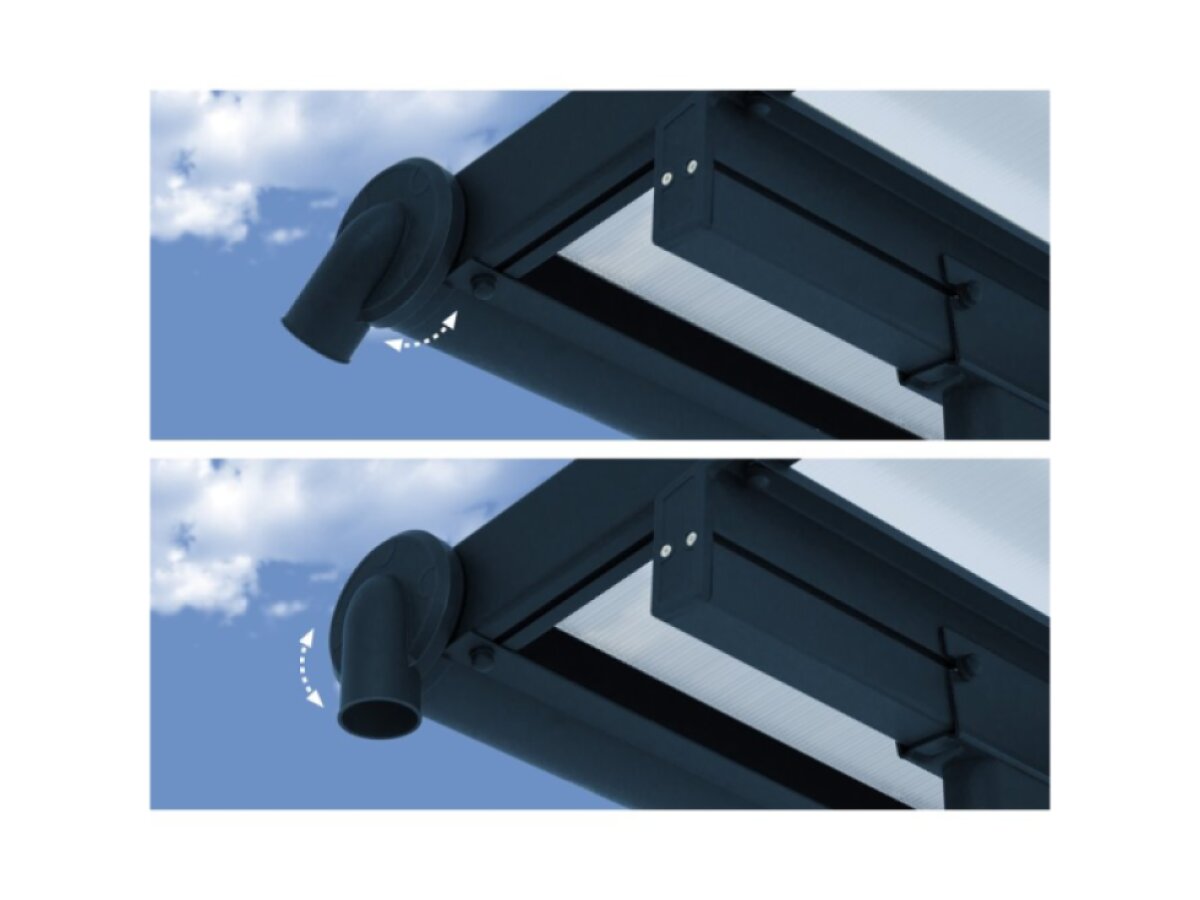 Hliníková pergola PALRAM Sierra 4200 antracit 3 x 4,25