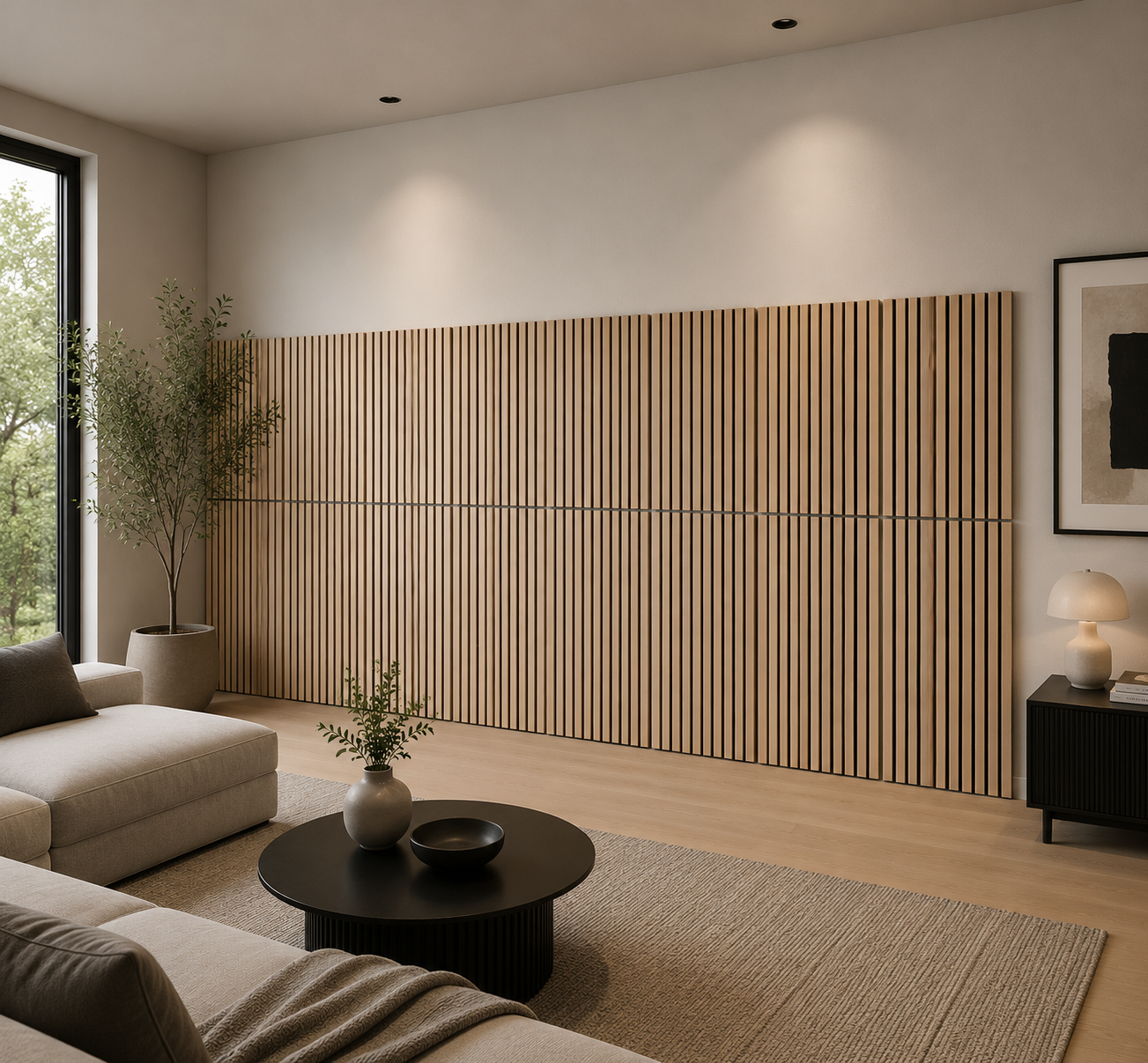 Akustický panel LEGI Home 120 × 60 cm, přírodní