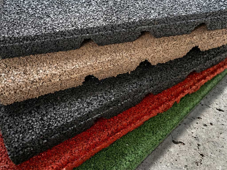 Gumová trávníková dlaždice ASLON 40 x 40 cm, Charcoal Grey