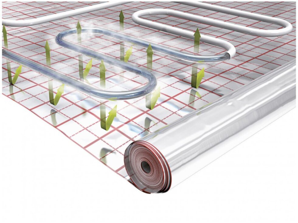 Fólie pod podlahové topení 1,02 x 0,105, 50 m