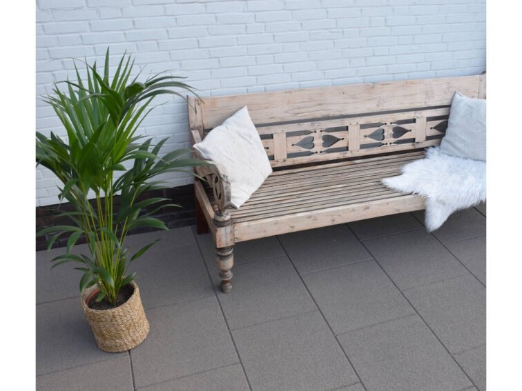 Gumová dlaždice ASLON 50 x 50 cm, šedá