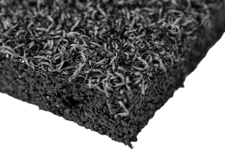 Gumová trávníková dlaždice ASLON 50 x 50 cm, Charcoal Grey