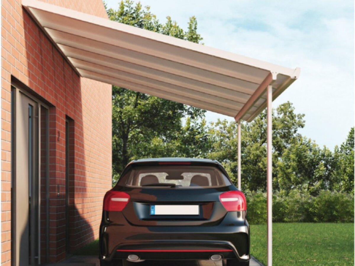 Hliníková pergola Terrassendach original 5,46 x 3,06 m - bílá
