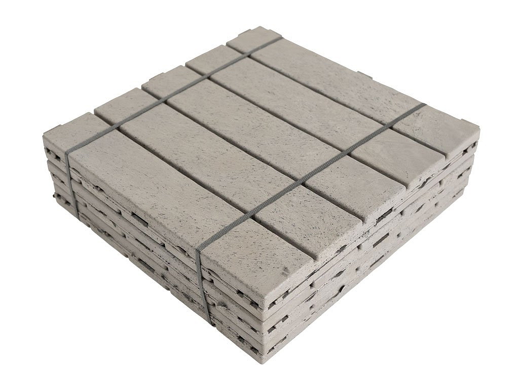 Gumová dlaždice NATURAL STONE 30 x 30 cm, antracit