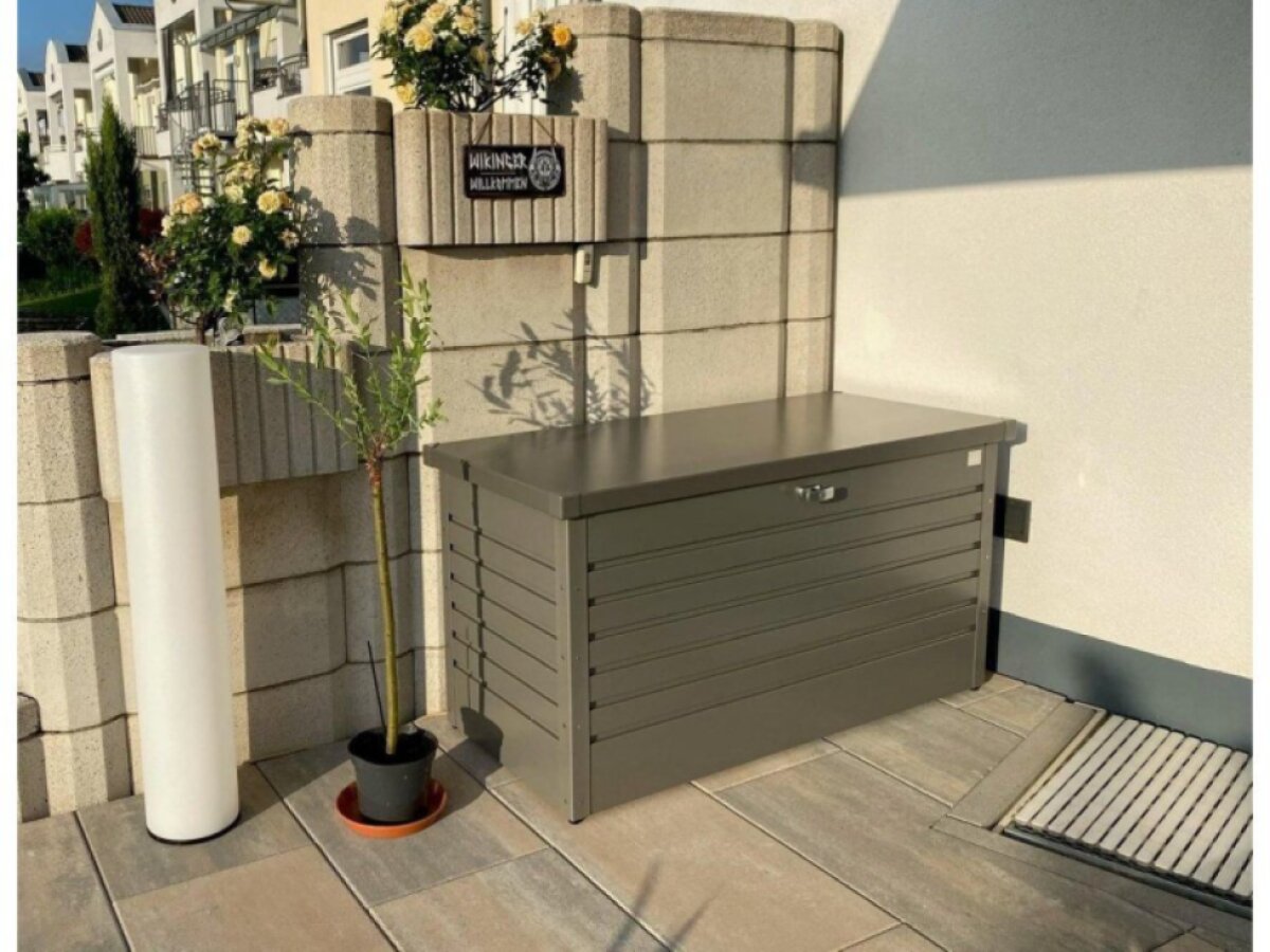 Úložný box Biohort FreizeitBox 130, šedý křemen metalíza