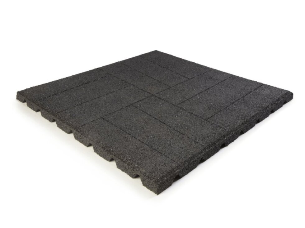 Gumová dlaždice ASLON Design 50 x 50 cm, zelená