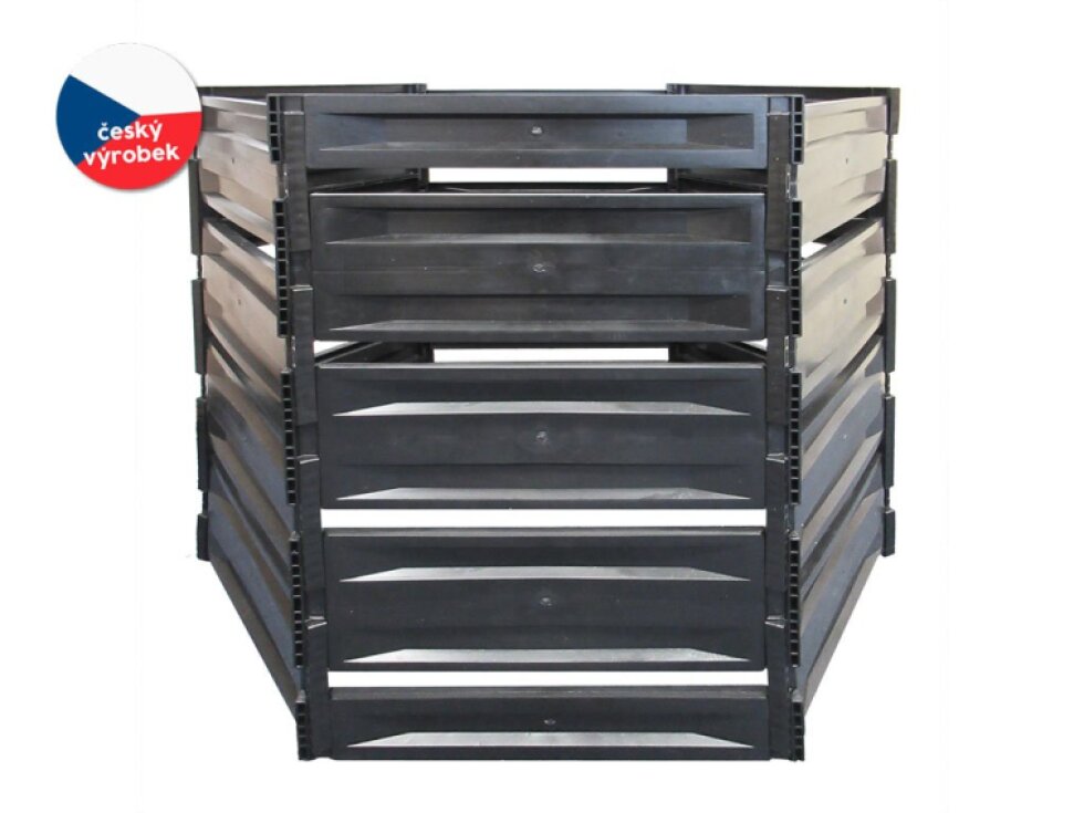 Kompostovací silo S 900 l černé silnostěnné