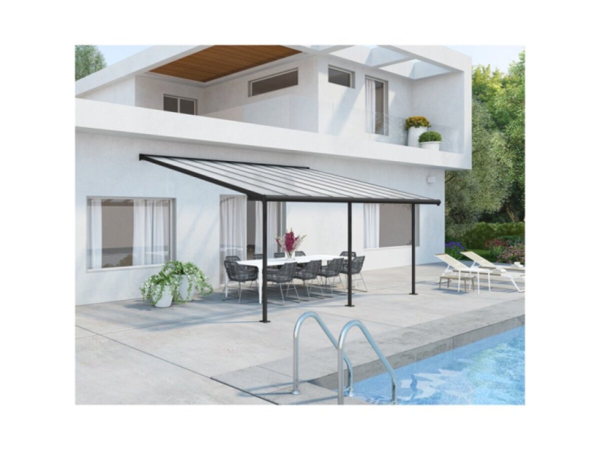 Hliníková pergola PALRAM Sierra 5400 antracit 3 x 5,46
