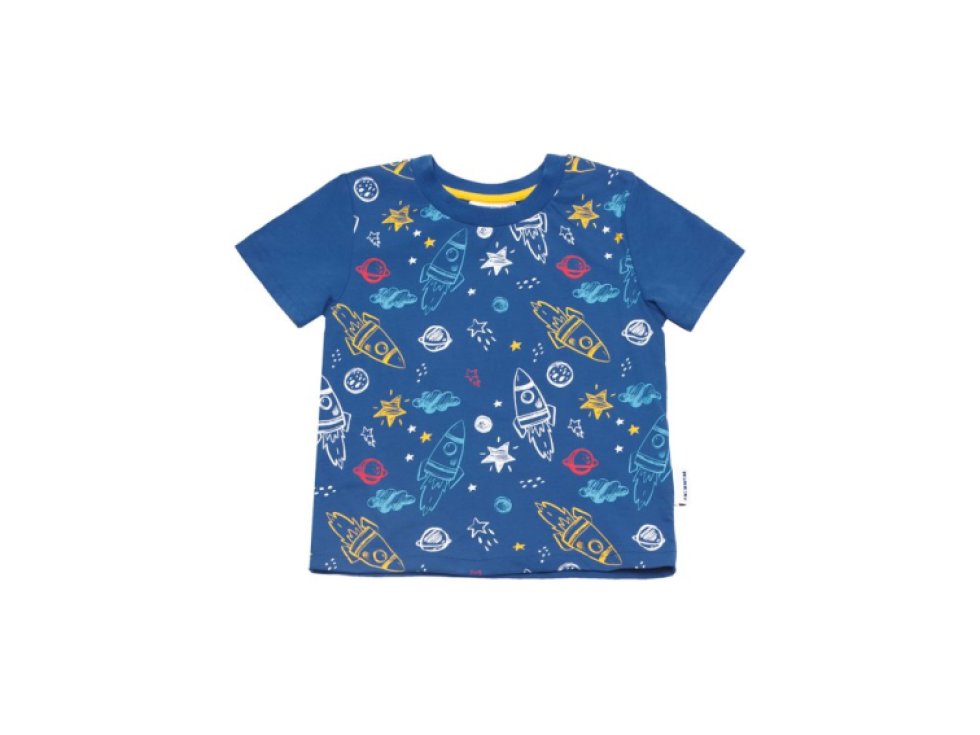 Chlapecké tričko Space - tmavě modrá