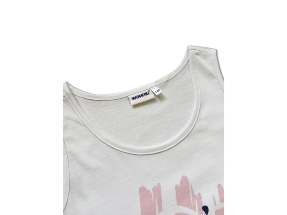 Dívčí tílko JeT'aime - bílá