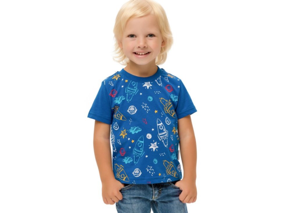 Chlapecké tričko Space - tmavě modrá