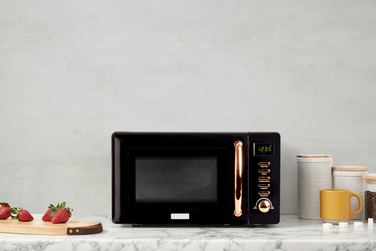 Mikrovlnná trouba Haden Black & Copper