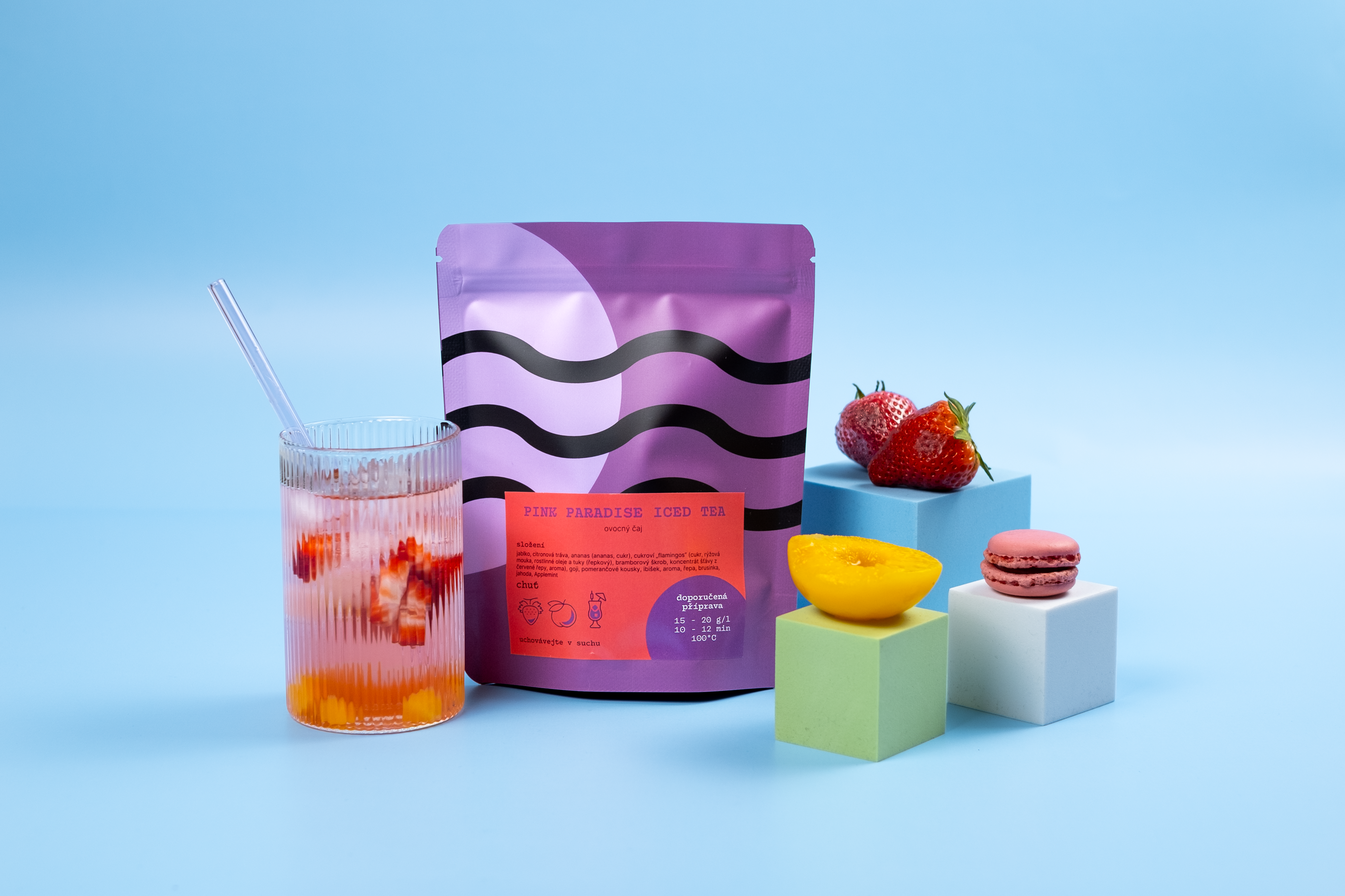 Pink paradise iced tea
