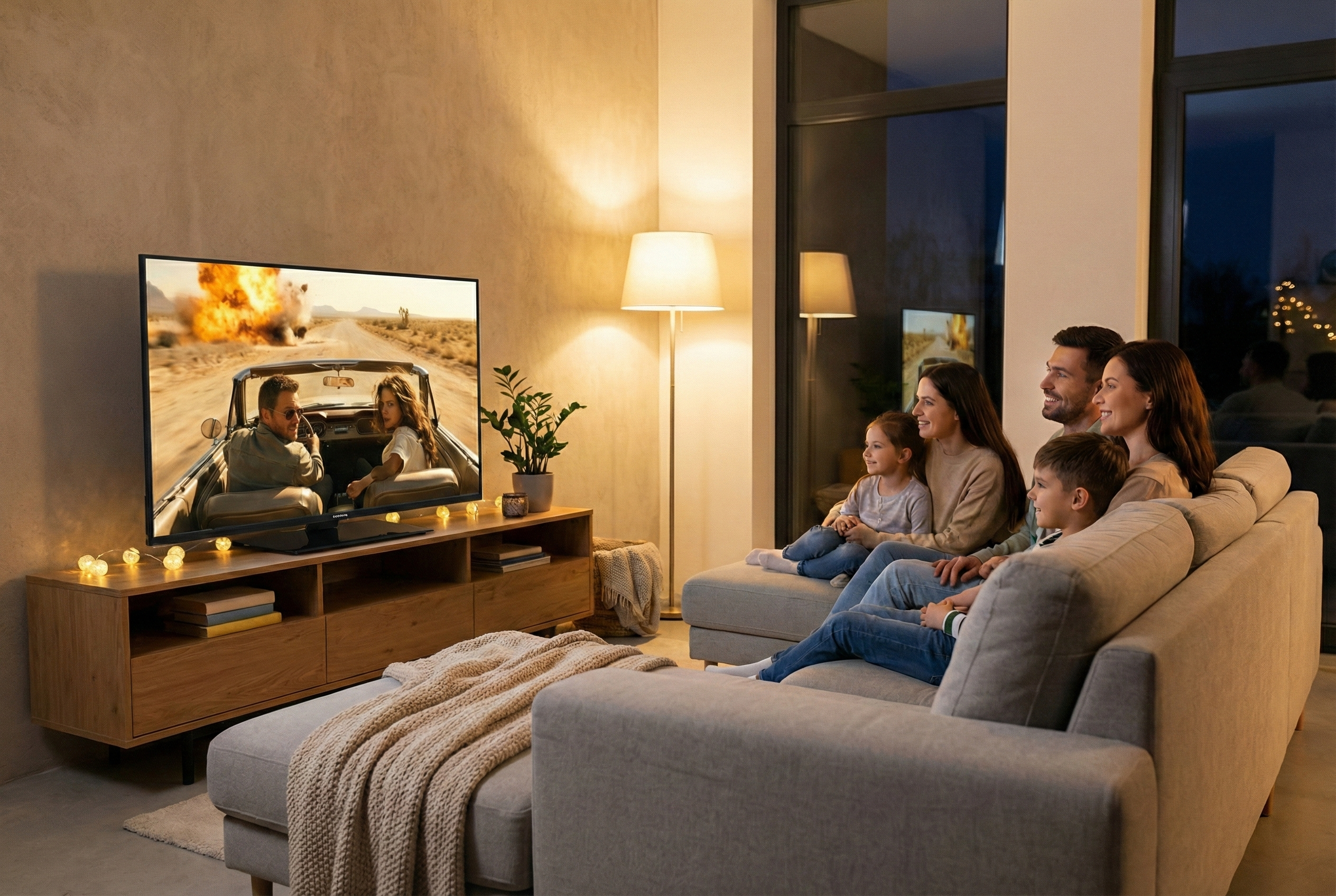 40" FULL HD Android Smart LED televízor s WiFi