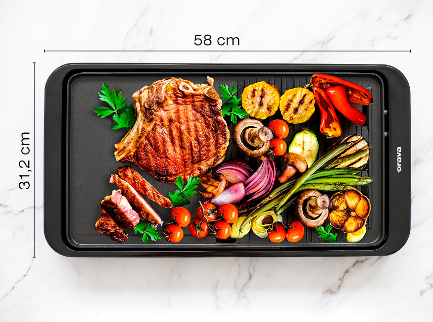 Orava Grillchef-5 - Elektrický stolový gril 2000 W