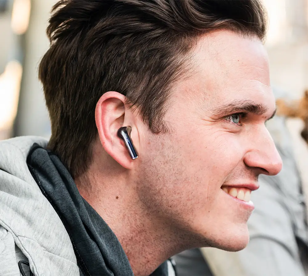 Orava Livebass Mini B - Bezdrôtové slúchadlá s mikrofónom, USB-C