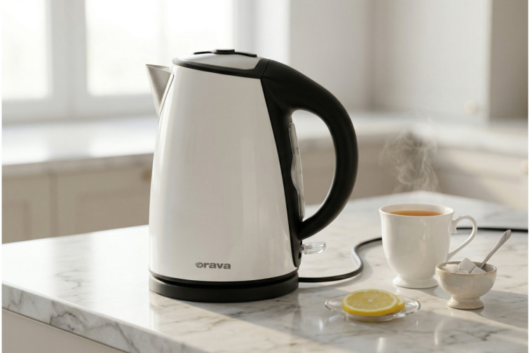 Orava VK-3717 W - Antikorová varná kanvica 1,7 l, biela