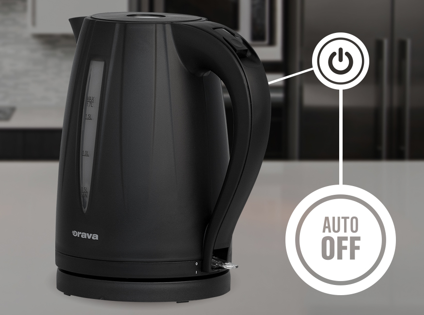 Orava VK-3727 - Rýchlovarná kanvica 1,7 l, čierna