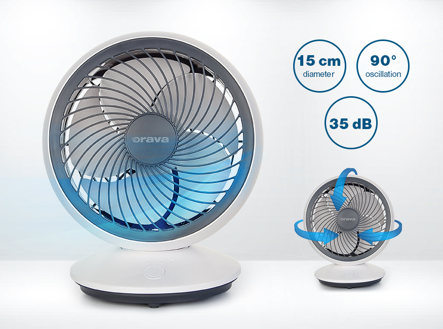 Mini stolový USB ventilátor