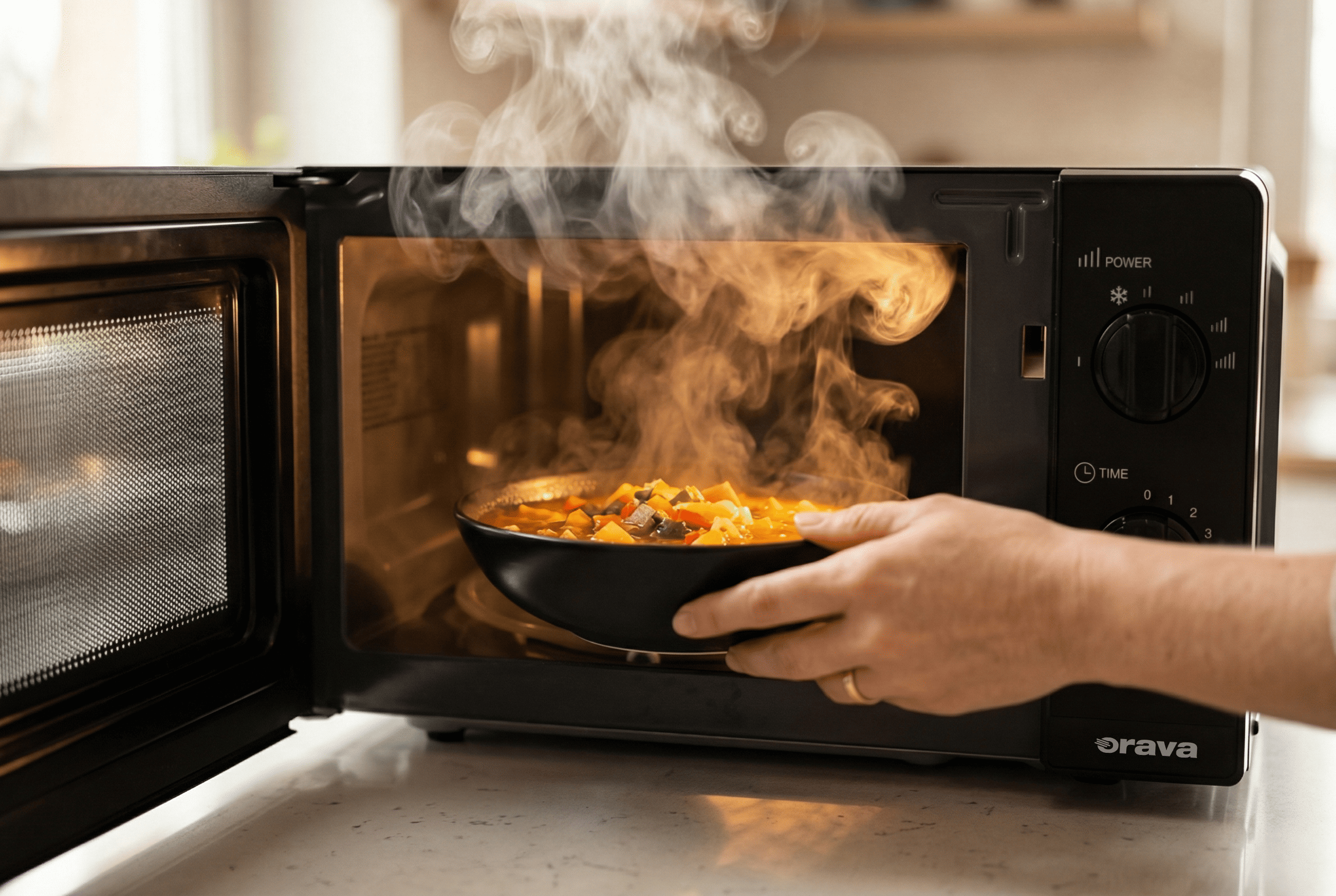 Orava Miwa-2W - Mikrovlnná rúra 20 l, biela