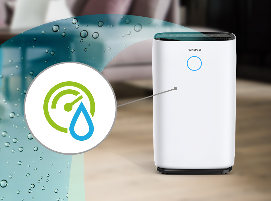 Orava Dehum-1 - Odvlhčovač s čističkou vzduchu