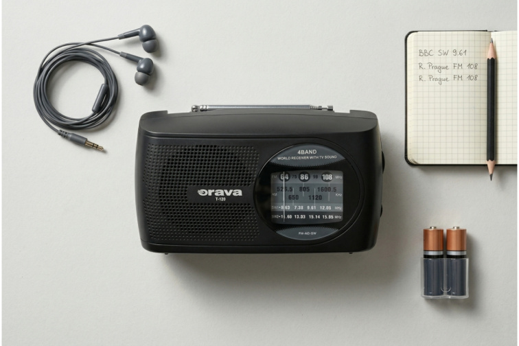 Orava T-120 B - Prenosný rádio prijímač