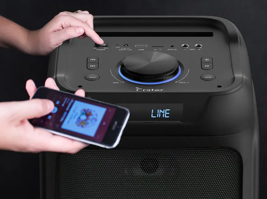 Orava Crater-L - Výkonný prenosný párty reproduktor