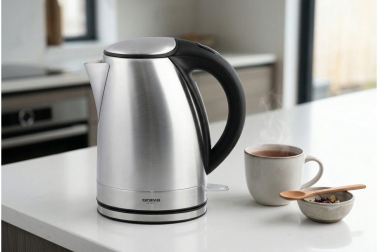 Orava VK-3217 S - Antikorová varná kanvica 1,7 l, strieborná