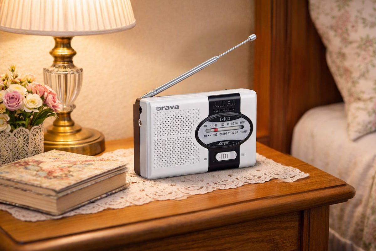 ORAVA T-103 prenosné vreckové AM/FM rádio